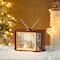 Glitzhome® 7.5" Lighted TV with Snowman Waterglobe